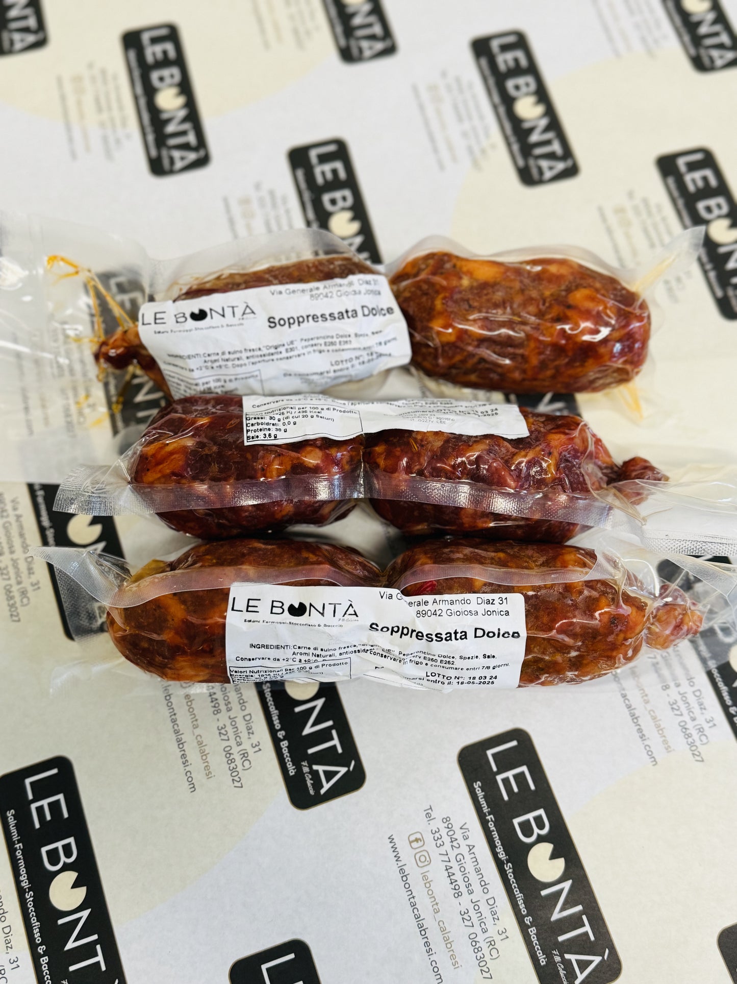 Soppressata casereccia dolce