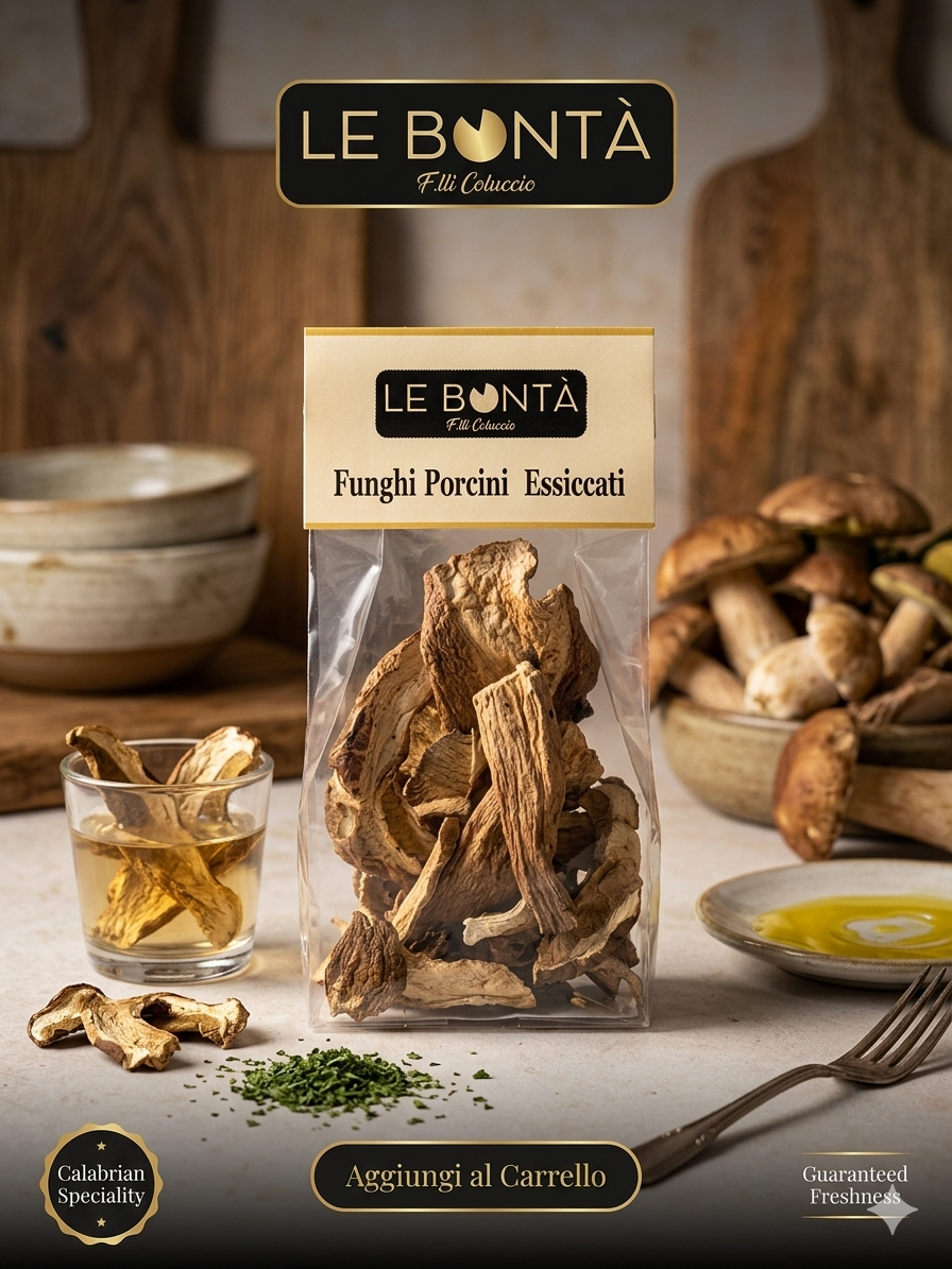 🍄 Funghi Porcini Essiccati "Le Bontà"