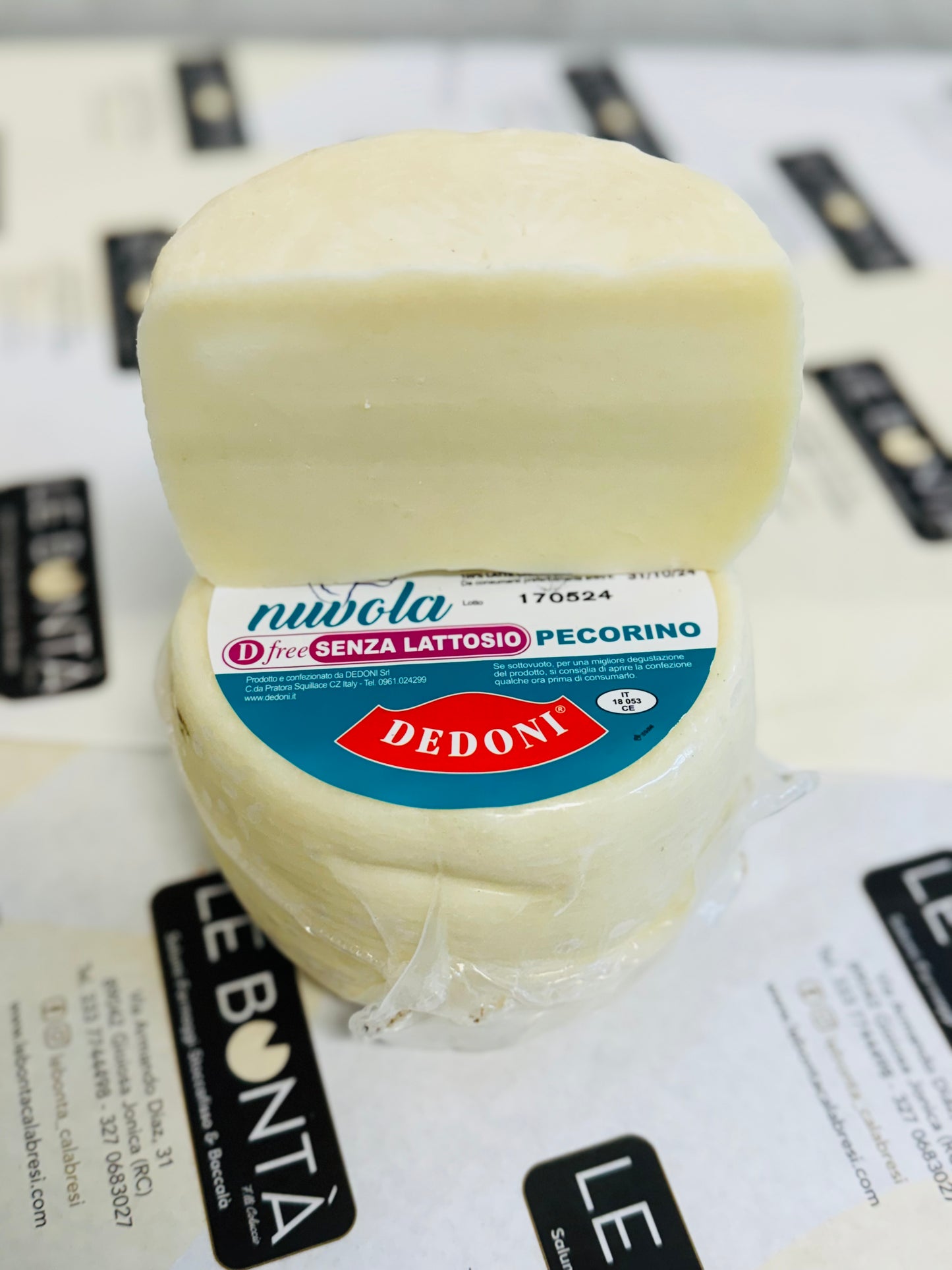 Formaggio pecorino senza lattosio