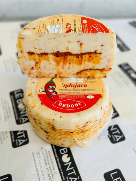 Formaggio pecorino con nduja