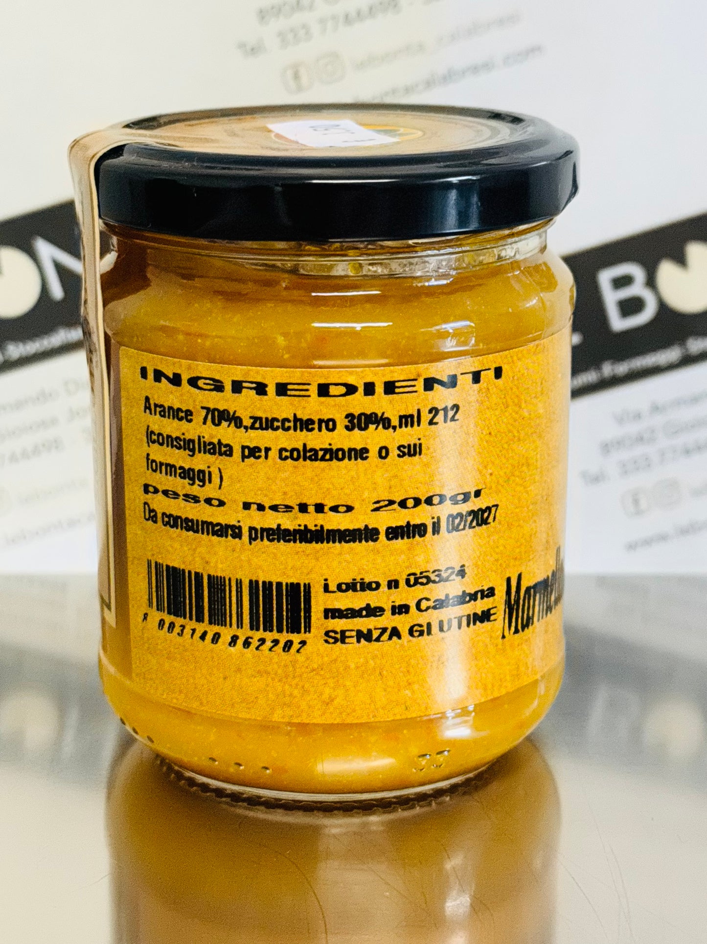 Marmellata di arancie calabresi