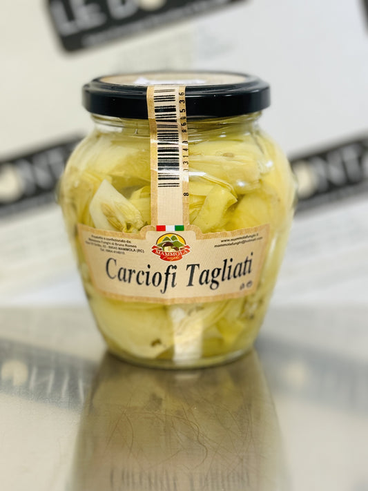 Carciofi tagliati sott'olio