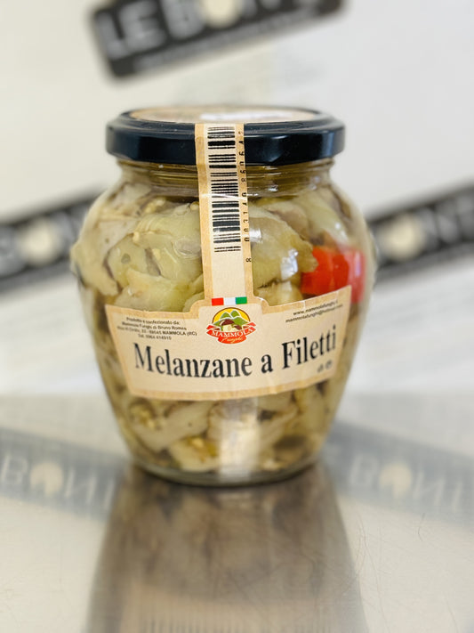 Melanzane a filetti sott'olio