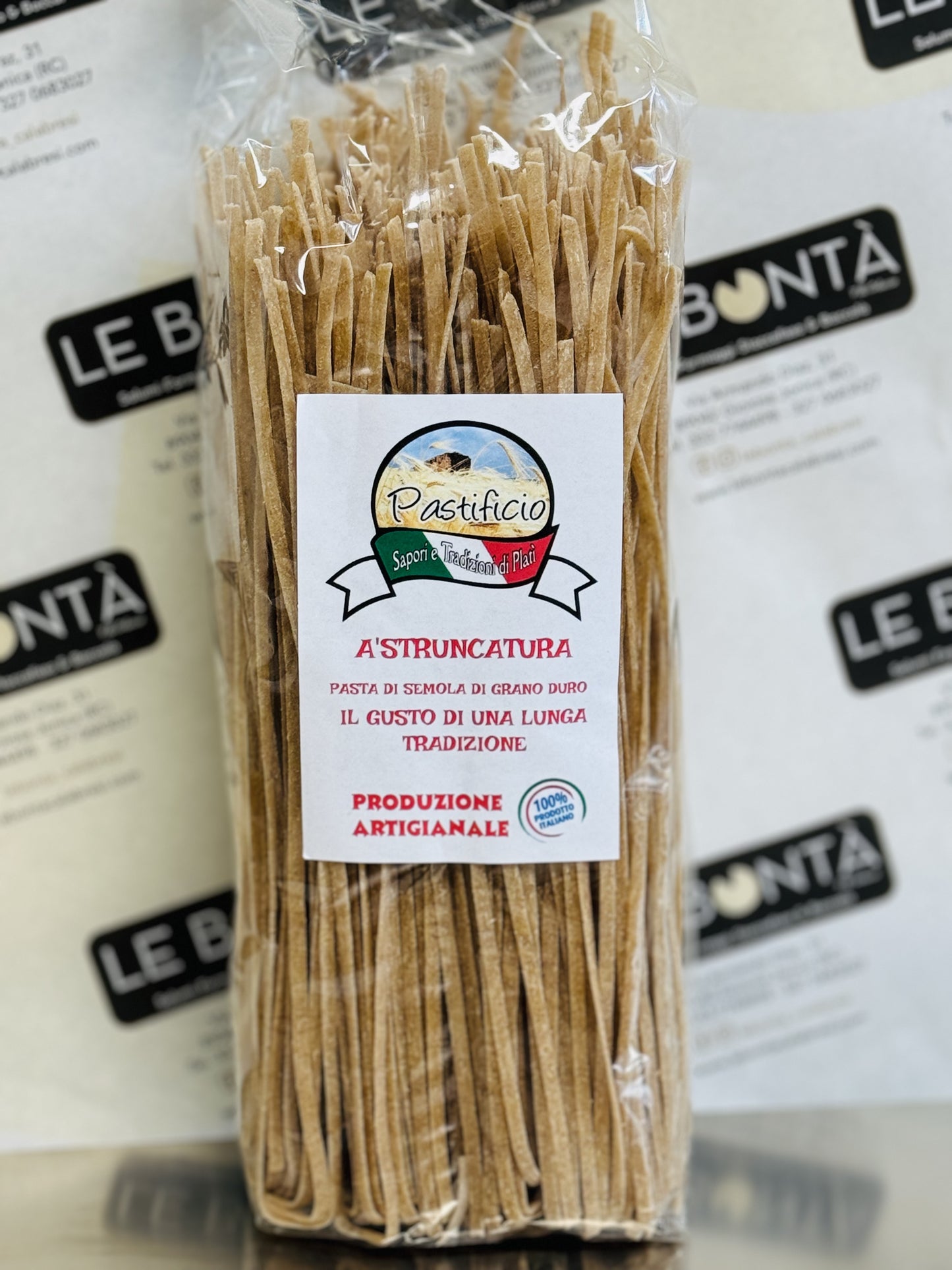 Stroncatura pasta tipica calabrese